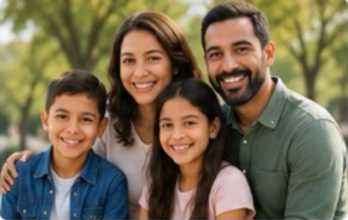 Family receiving support through United HealthCareWorks Program