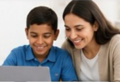 Member using a laptop to explore workforce support